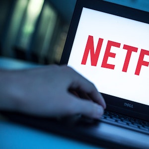 Das Logo des Video-Streamingdienstes Netflix erscheint am 17. Dezember 2016 auf dem Display eines Laptops.