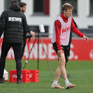 Niklas Hauptmann im Training des 1. FC Köln.