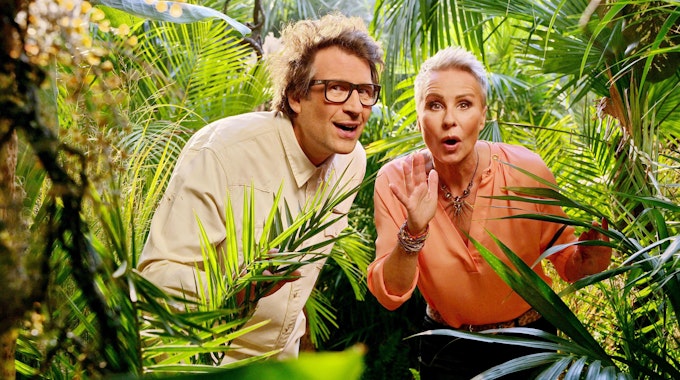 Die Moderatoren des RTL-Dschungelcamp, Daniel Hartwich und Sonja Zietlow. Am 21. Januar 2022 startete die 15. Staffel der TV-Dschungelshow, „Ich bin ein Star - Holt mich hier raus!“.