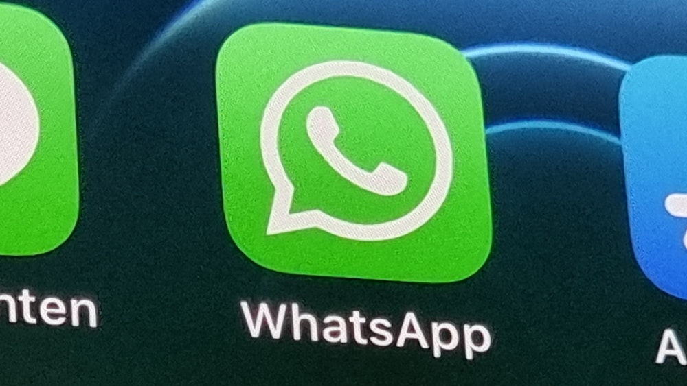 WhatsApp-Logo, aufgenommen am 20.05.2021 in Berlin.
