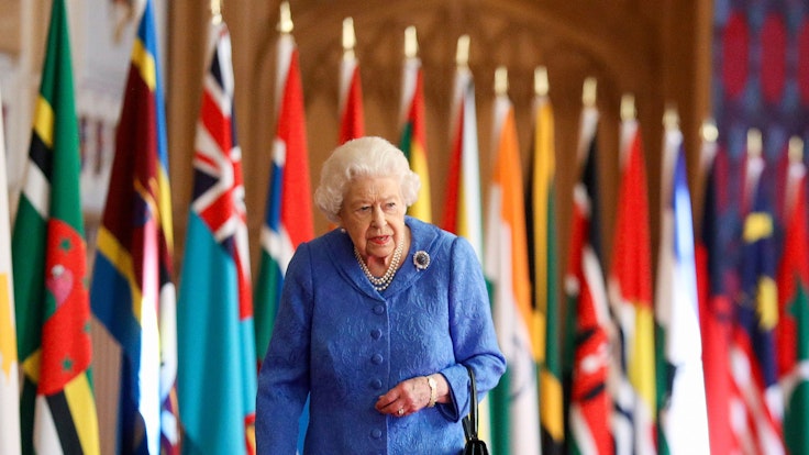 Queen Elizabeth II. (hier am 6. März 2021) feiert ihr 70-jähriges Thronjubiläum.
