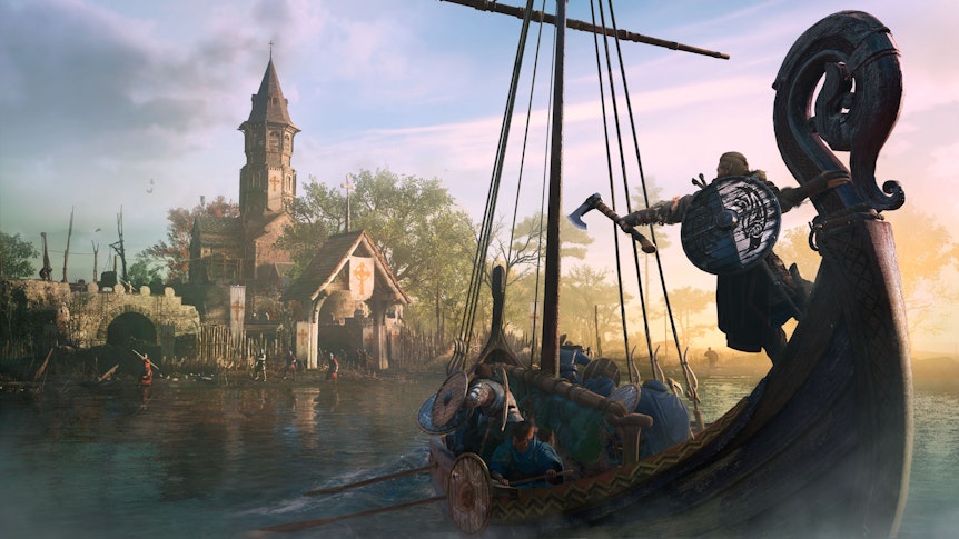 Beste PS5-Spiele wie „Assassin's Creed Valhalla“ spielen in einer Epoche der Geschichte.