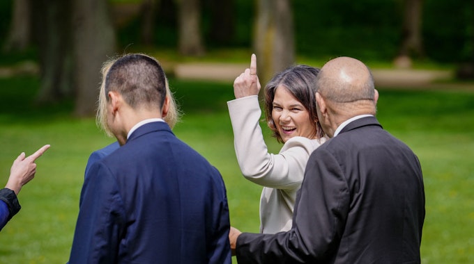 Annalena Baerbock (hier am 13. Mai) beim Gipfeltreffen der Außenministerinnen und -minister der G7-Gruppe in Schleswig-Holstein): Die Außenministerin gehört zu einer neuen Generation von Politikerinnen und Politikern.