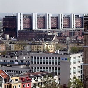 Blick auf Köln vom Deutzer Riesenrad aus