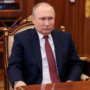 Der russische Präsident Wladimir Putin während eines Treffens im Kreml.