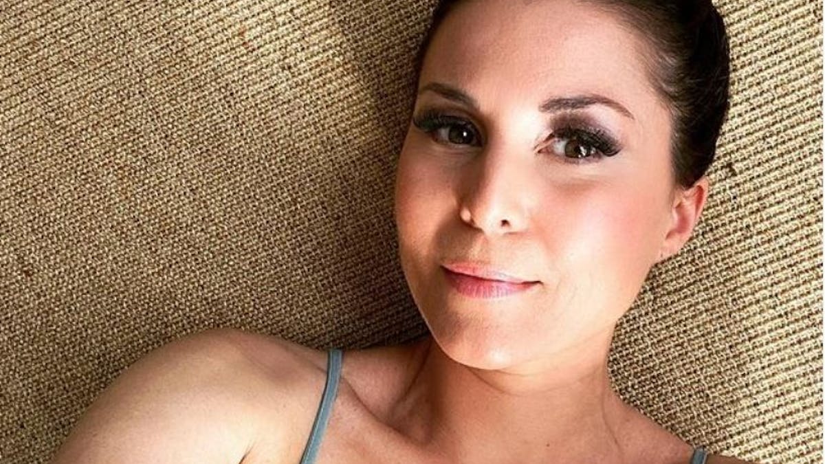 Selfie von Sat.1-„Frühstücksfernsehen“-Promi-Expertin Vanessa Blumhagen, das sie am 22. April 2021 auf ihrem Instagram-Kanal gepostet hat.&nbsp;
