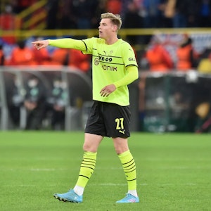 Steffen Tigges beim Europa-League Heimspiel zwischen Borussia Dortmund und den Glasgow Rangers (2:4) am 17. Februar 2022.