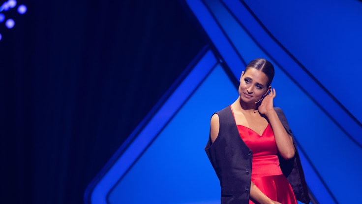 Amira Pocher steht in der RTL-Tanzshow „Let's Dance“ im Coloneum