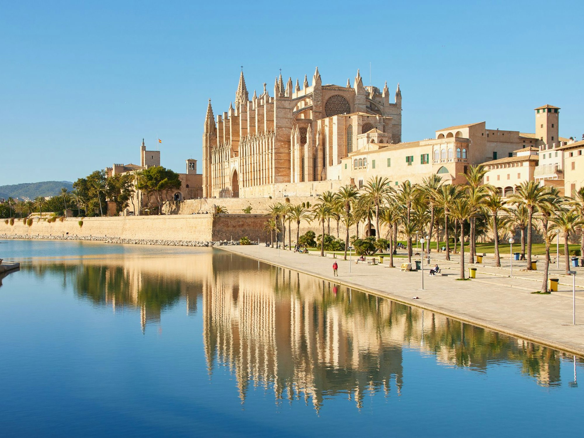 Die Kathedrale der Heiligen Maria von Palma de Mallorca.