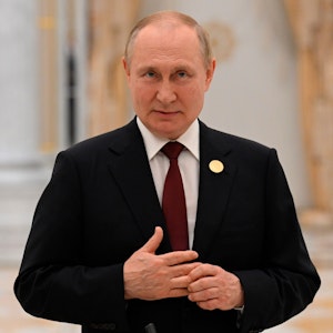 Wladimir Putin bei einer Rede