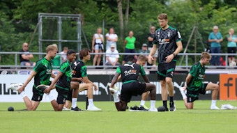 Bei der Mittwochseinheit (6. Juli 2022) von Borussia Mönchengladbach im Trainingslager am Tegernsee standen Athletik und Stabilisation im Fokus.