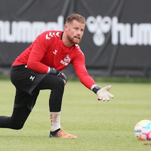 FC-Keeper Timo Horn am 7. Juli 2022 im Trainingslager in Donaueschingen