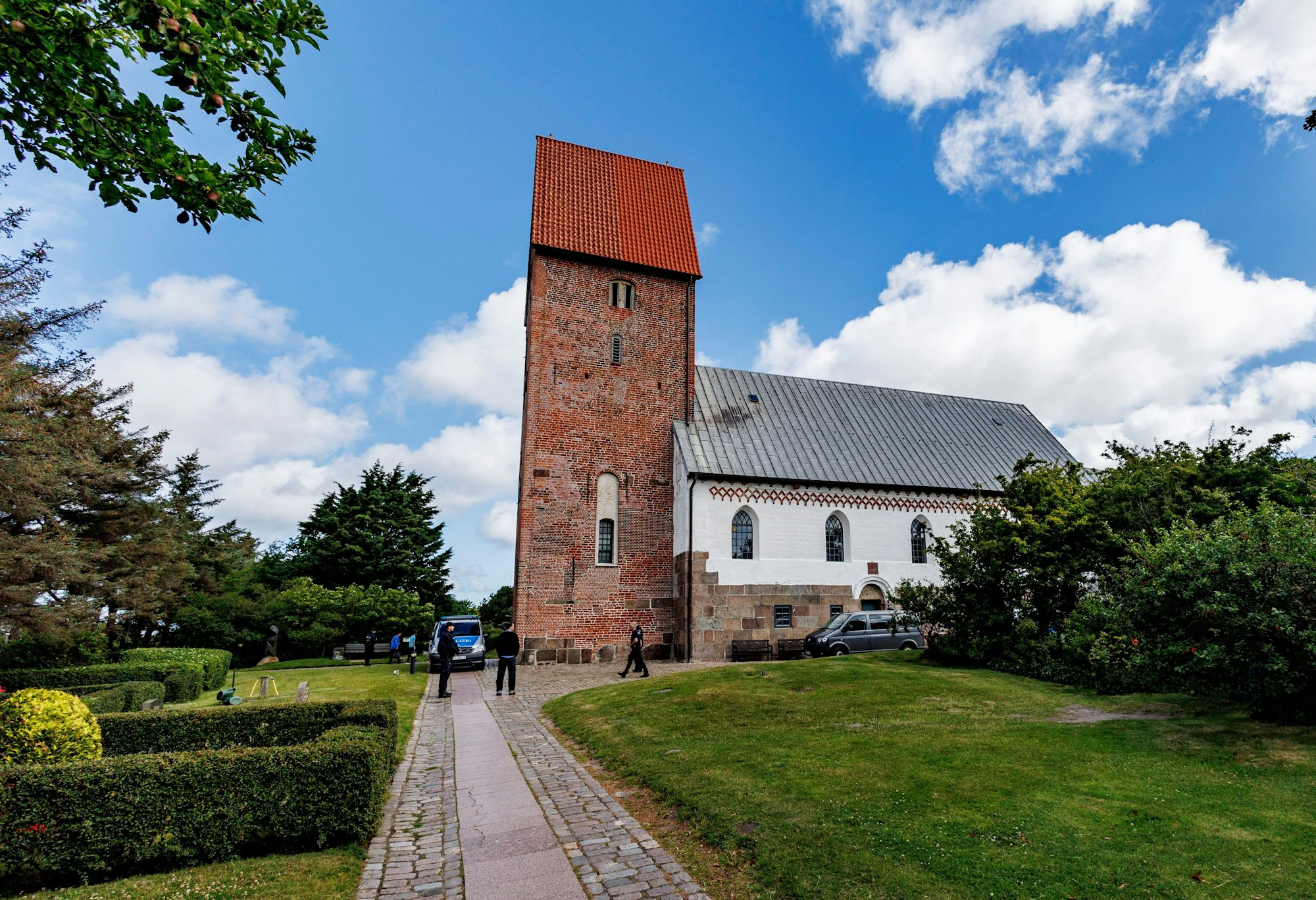 In der Kirche St. Severin auf Sylt gaben sich Christian Lindner (43) und Franca Lehfeldt (33) das Ja-Wort.