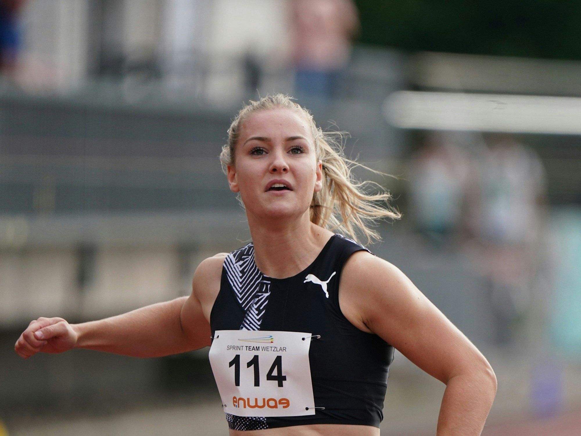 Sophia Junk sprintet.