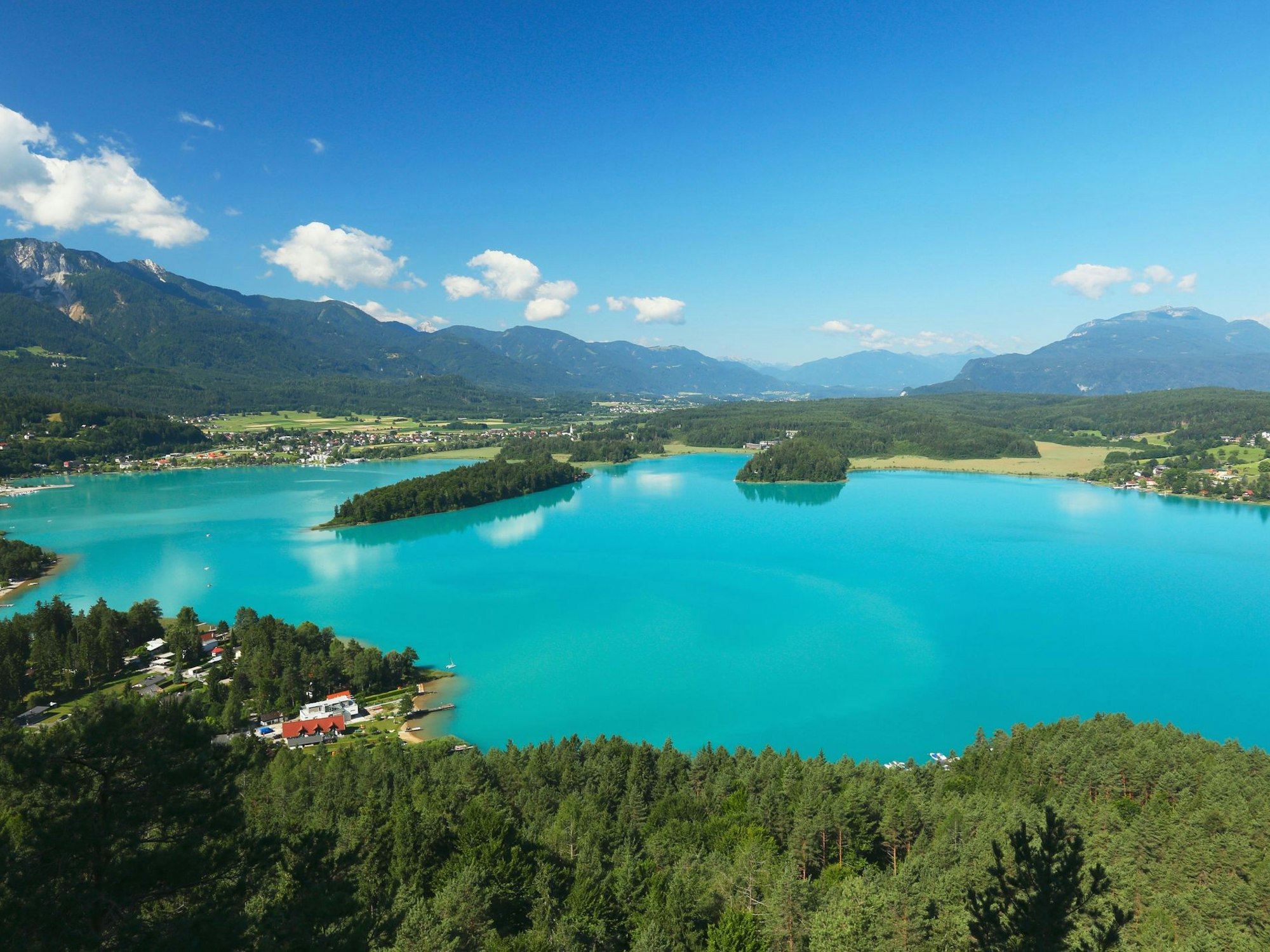Der Faaker See ist einer der besten Badeseen in Österreich.