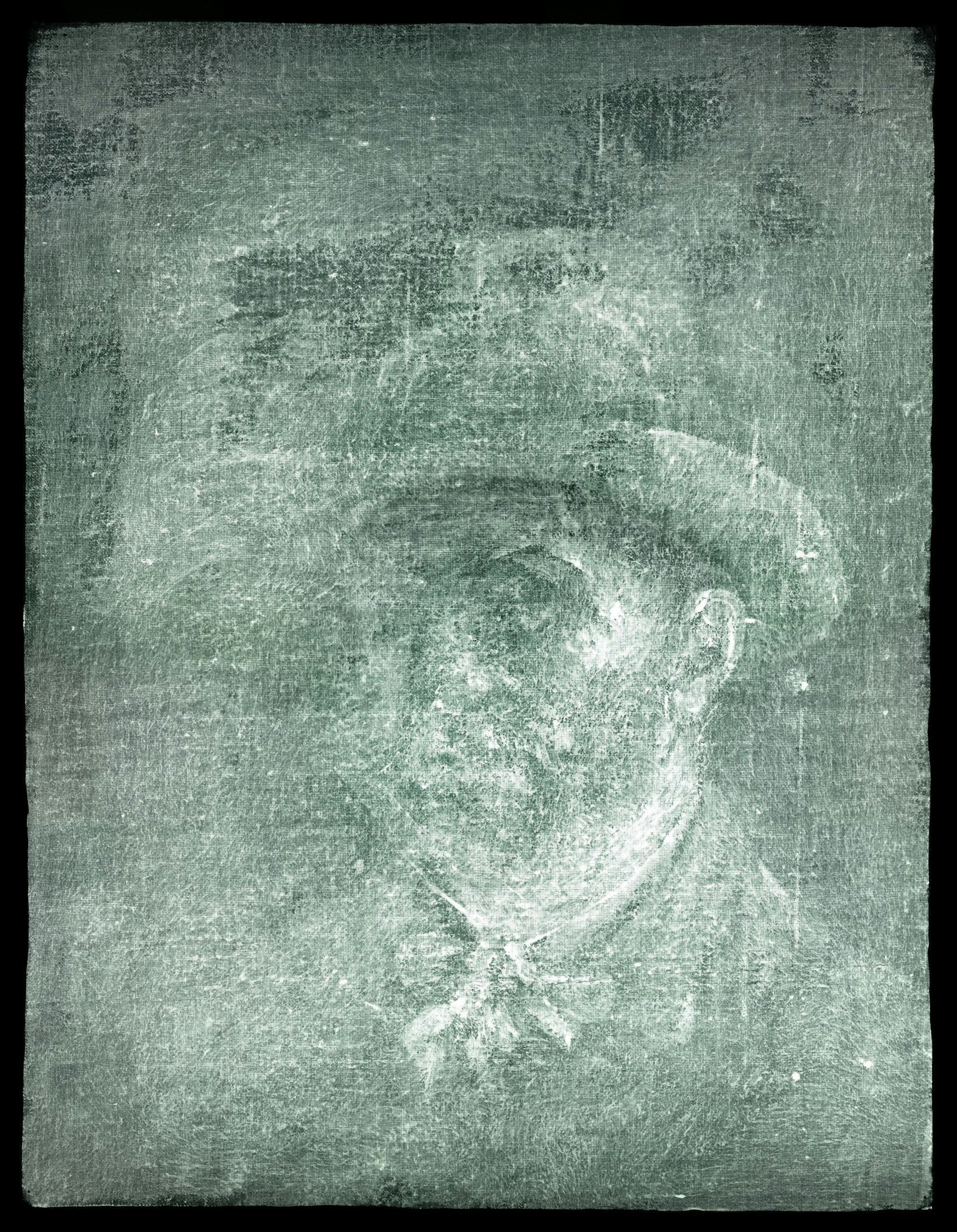 Dieses bis dahin völlig unbekannte Selbstporträt von van Gogh kam bei der Röntgenstrahl-Untersuchung zum Vorschein.