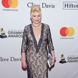 US-Unternehmerin Ivana Trump kommt am 27.01.2018 in New York (USA) zur „2018 Pre-Grammy Gala And Salute To Industry Icons“.
