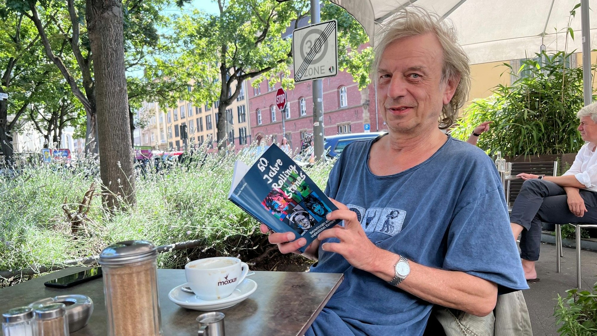 Der Kölner Autor, Journalist und Verleger Frank Steffan am 19. Juli in Köln.