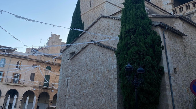 In der Kirche Santa Maria d'Inca auf Mallorca findet am 30. Juli 2022 der Gottesdienst zur Ehrung der Schutzheiligen der Stadt statt.