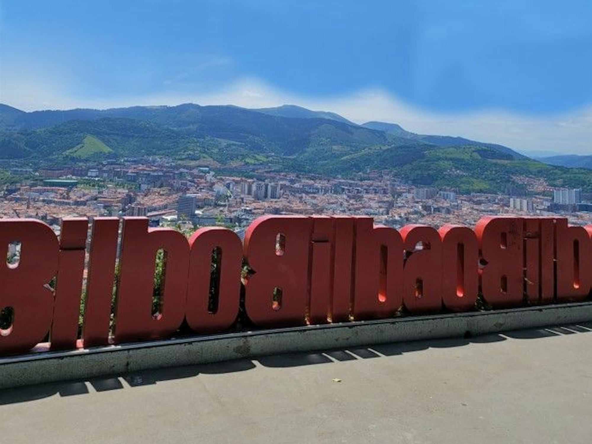 Blick auf die baskische Metropole Bilbao