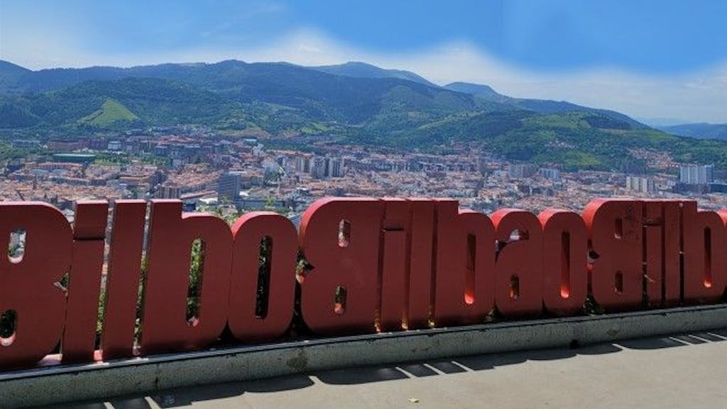 Blick auf die baskische Metropole Bilbao