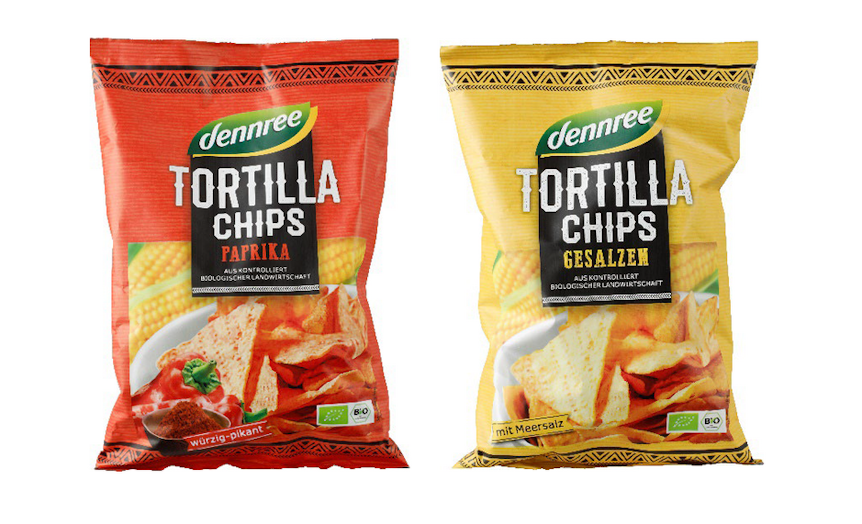 Die Firma denree ruft zwei Sorten von Tortilla-Chips zurück.