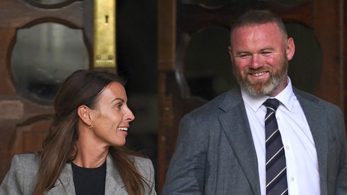 Coleen und Wayne Rooney beim Verlassen des Royal Courts Of Justice. In einem aufsehenerregenden Prozess zwischen zwei englischen Fußball-Spielerfrauen hat Rebekkah Vardy gegen Coleen Rooney verloren.&nbsp;