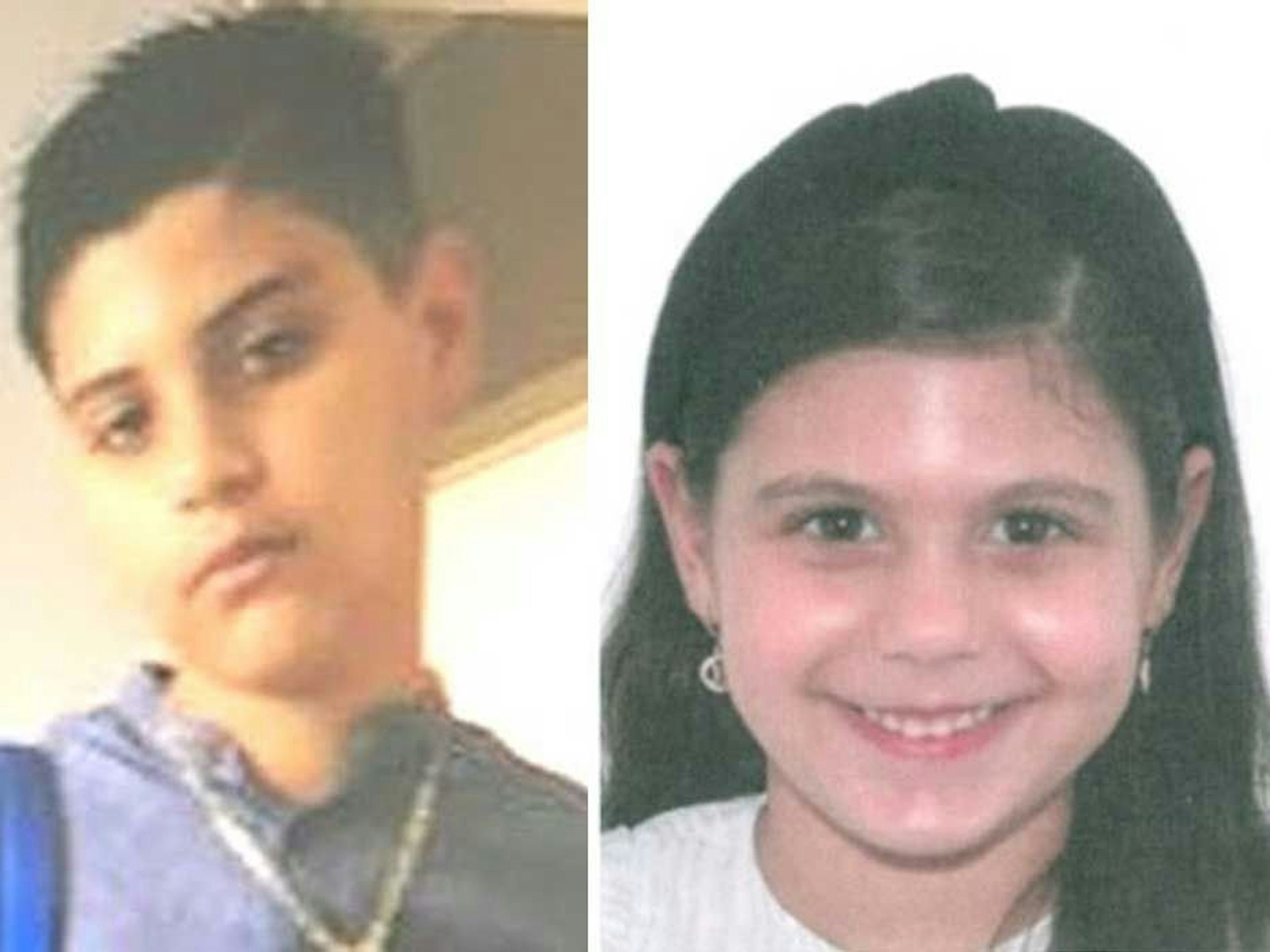 Das Foto zeigt die beiden vermissten Kinder aus Gelsenkirchen. Leonardo K. (12) und Louisiana K. (6).