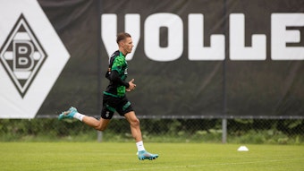 Hannes Wolf von Borussia Mönchengladbach, hier im Trainingslager am Tegernsee am 7. Juli 2022, bei einem Sprint.