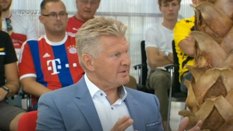 Stefan Effenberg, Ex-Profi von Borussia Mönchengladbach, als Experte in der „Sport1“-TV-Sendung „Doppelpass“, hier zu sehen am 31. Juli 2022.