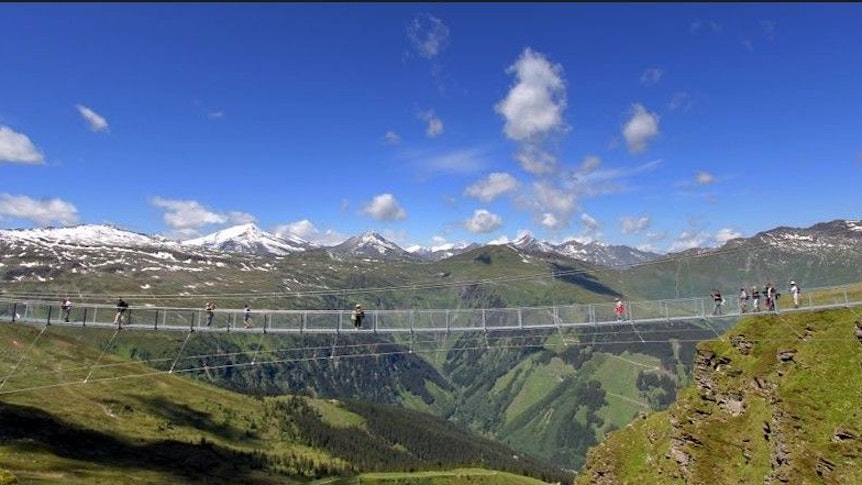 Gasteinertal: Hängebrücke am Stubnerkogel