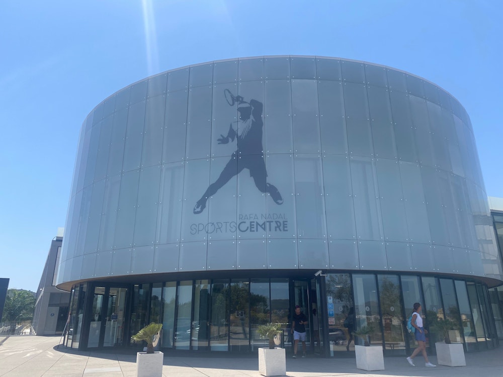 Das Rafa Nadal Sport-Center nahe Nadals Heimatstadt Manacor auf Mallorca, fotografiert am 20. Juli 2022.