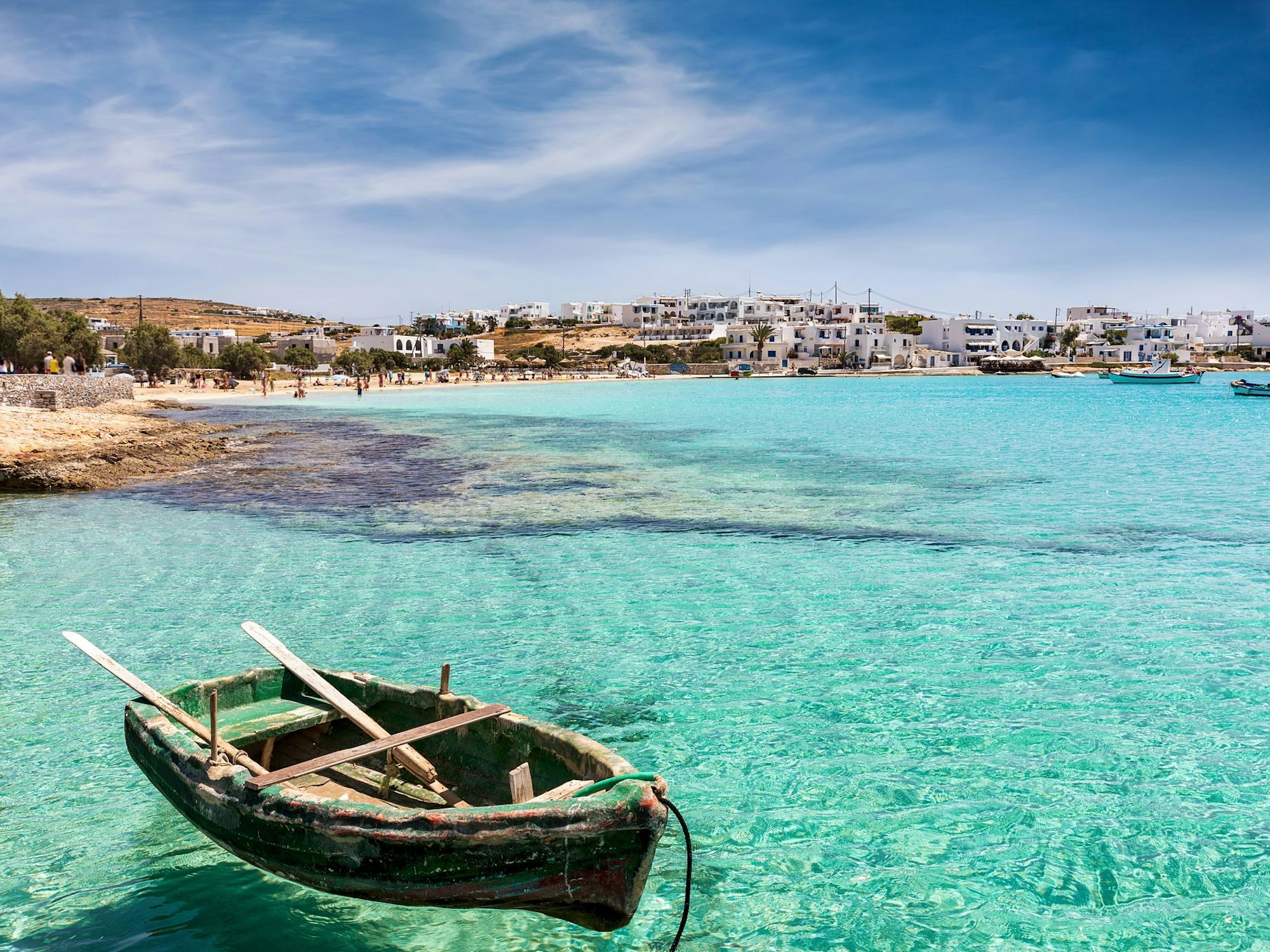 Bei einem Urlaub auf den griechischen Inseln kann man auf Naxos Erholung finden.