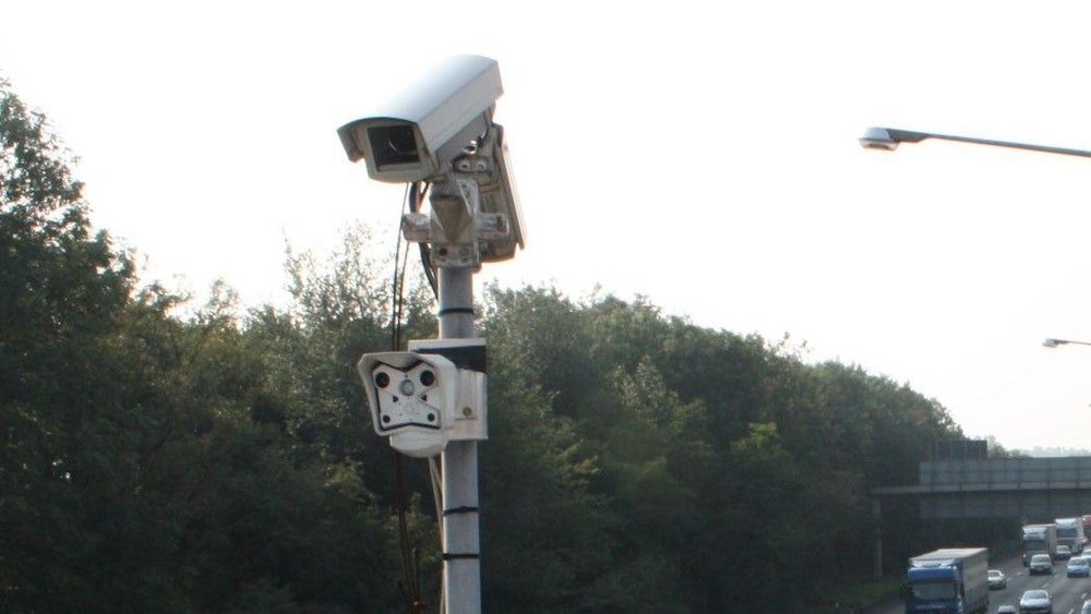 Eine Autobahnkamera an der A1 zwischen Remscheid und Wermelskirchen. Auch diese Kamera ist weiterhin außer Betrieb.