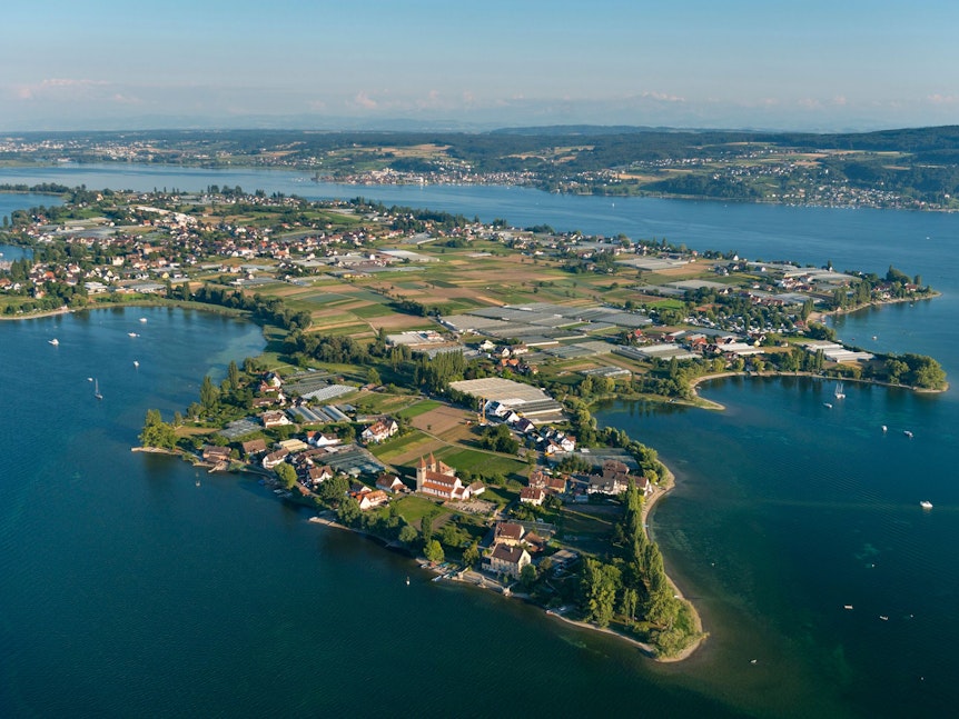 Ein beliebtes Ausflugsziel am Bodensee ist die Insel Reichenau.