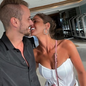 Julian Claßen und seine neue Freundin Tanja Makaric auf einem Foto vom 27.7.2022 Screenshot zur Berichterstattung erstellt