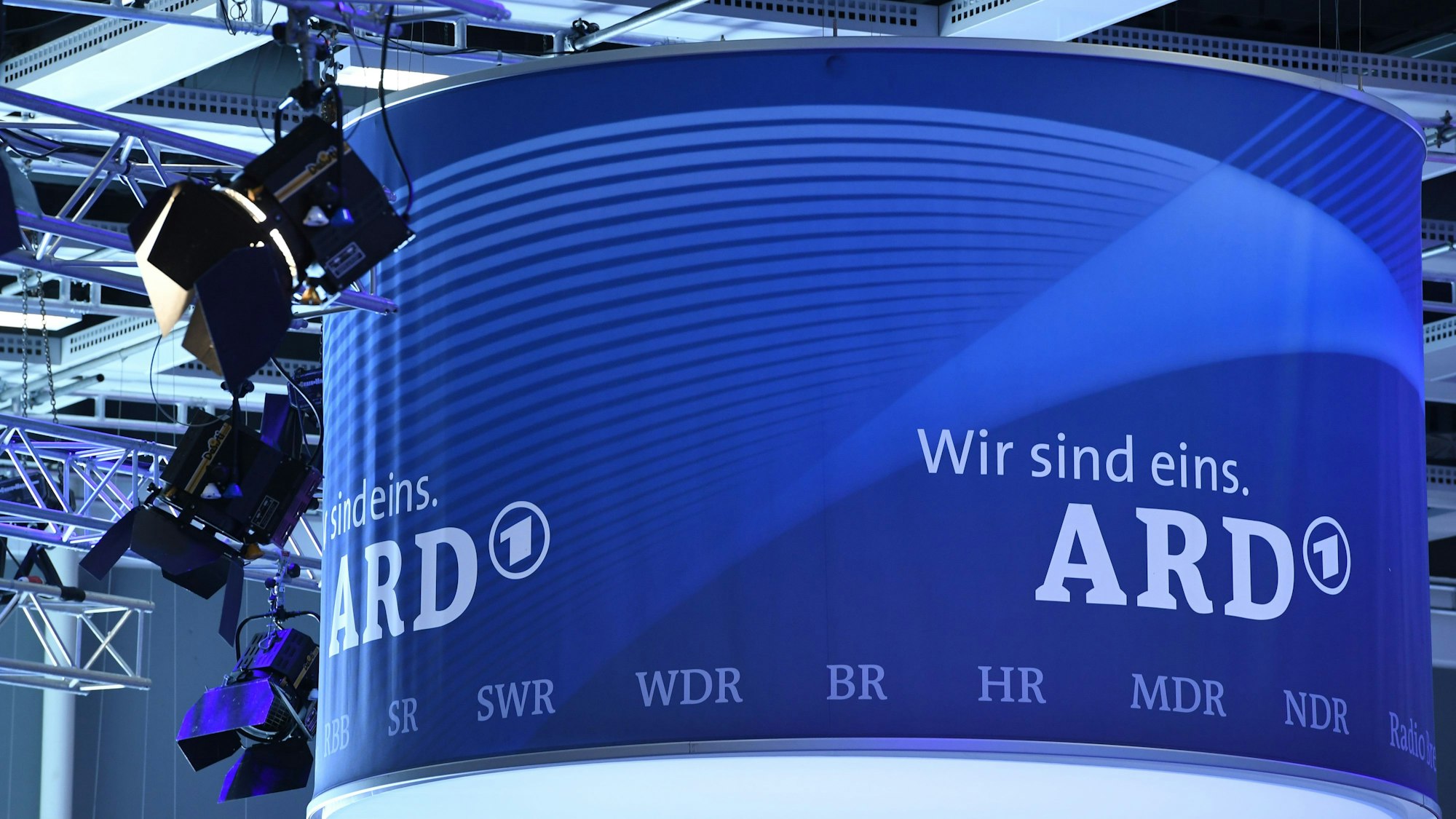 "Wir sind eins. ARD", aufgenommen am 01.09.2016 in Berlin auf der Internationalen Funk-Ausstellung IFA.