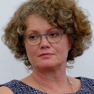 Die parteilose Bürgermeisterin von Weilerswist, Anna-Katharina Horst (Foto vom 15. Juni 2021)