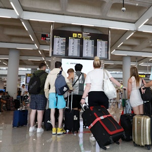 Am Samstag (13. August) kam es zu Störungen am Flughafen von Mallorca (hier ein Archivbild von Mitte Juni). Erst war das automatische Gepäcksystem gestört, später kam ein Stromausfall hinzu.