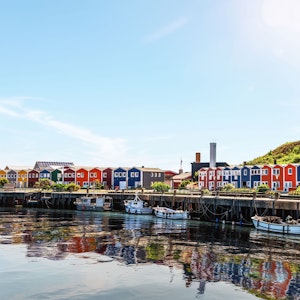 Wegen seines malerischen Hafens ist Helgoland ein beliebtes Ausflugsziel.