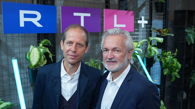 Stephan Schäfer (l.), hier mit CO-Chef Matthias Dang, muss seine RTL-Führungsposition verlassen