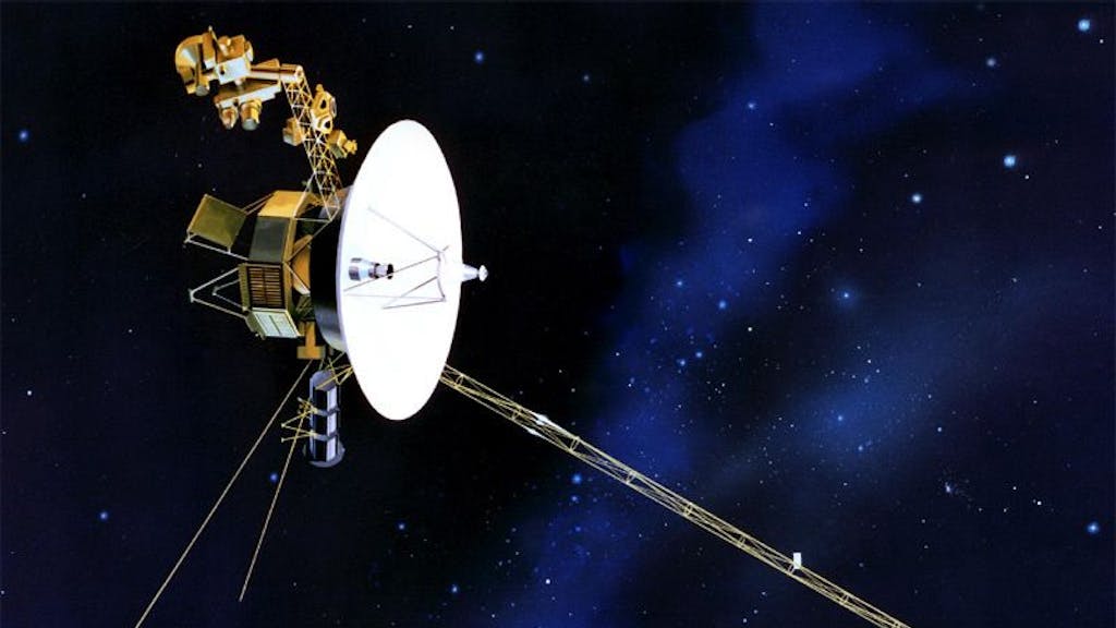 Die Illustration zeigt die amerikanische Raumsonde «Voyager 1» (undatiert).&nbsp;