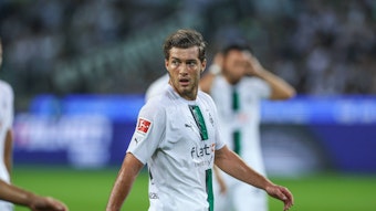 Joe Scally, Verteidiger von Borussia Mönchengladbach, beim Spiel gegen Hertha BSC am 19. August 2022.