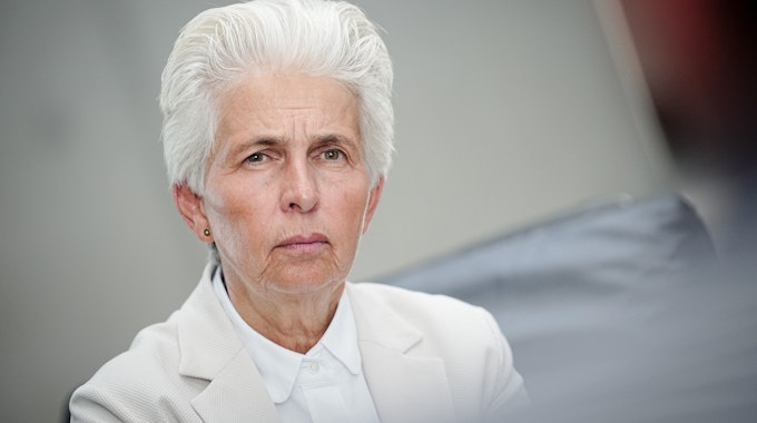 Marie-Agnes Strack-Zimmermann (FDP), Vorsitzende des Verteidigungsausschusses (hier am 3. August in Berlin) fordert mehr Opferbereitschaft von den Deutschen.