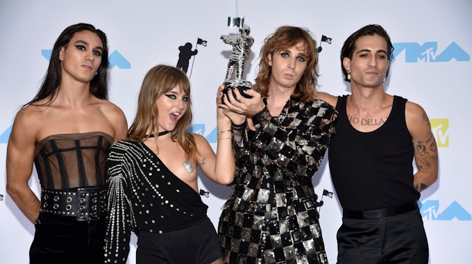 Måneskin bei den MTV Video Music Awards 2022.
