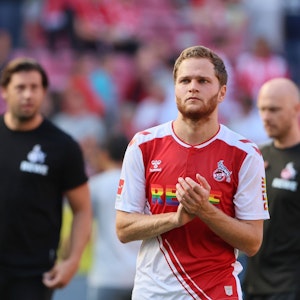 Benno Schmitz hat sich gegen Stuttgart (28. August 2022) eine Sprunggelenksverletzung zugezogen.