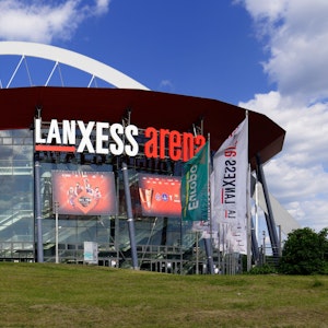 Cologne, Germany - May 31, 2021: Lanxess Arena event hall