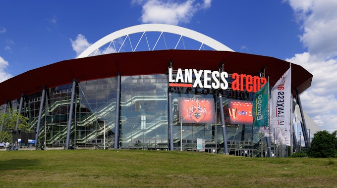 Cologne, Germany - May 31, 2021: Lanxess Arena event hall