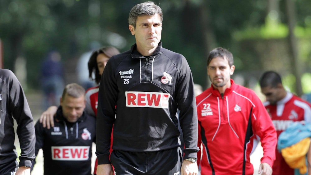 Zvonimir Soldo auf dem Weg zum Training des 1. FC Köln.