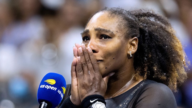 Serena Williams im Interview nach dem Aus bei den US Open und dem damit letzten Spiel ihrer glorreichen Tennis-Karriere.